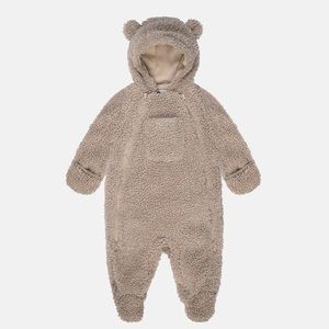 NWT 7am Enfant Jumpsuit Teddy in Oatmeal 12-24 months